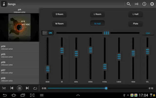 KX Music Player android App screenshot 9