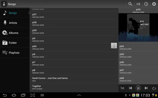 KX Music Player android App screenshot 10