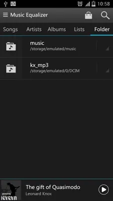 KX Music Player android App screenshot 1