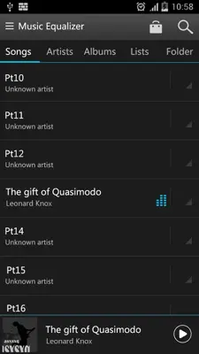 KX Music Player android App screenshot 2