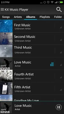 KX Music Player android App screenshot 4