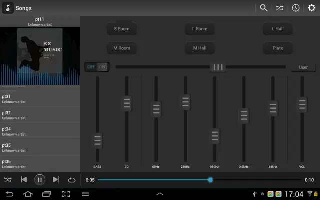 KX Music Player android App screenshot 8